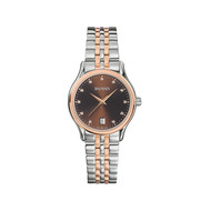 Montre BALMAIN tradition femme cadran nacre bracelet acier inoxydable bicolore rose