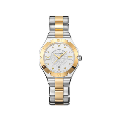 Montre BALMAIN downtown femme bracelet acier inoxydable bicolore jaune