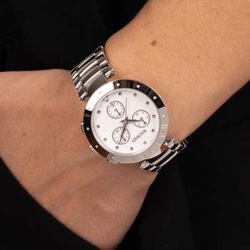 BALMAIN downtown dameshorloge roestvrij stalen armband zilver