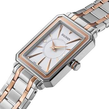 BALMAIN trendies dameshorloge roestvrijstalen armband two-tone roze