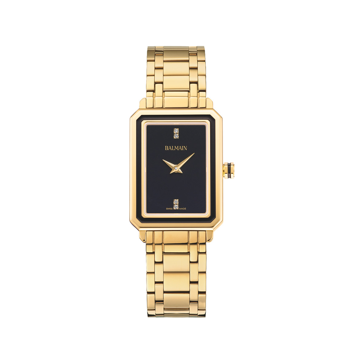 BALMAIN trendy women's watch with gold PVD bracelet