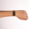BALMAIN trendy women's watch with gold PVD bracelet - Vporté 3 view