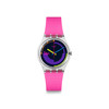 Montre SWATCH femme bracelet silicone rose - vue V1