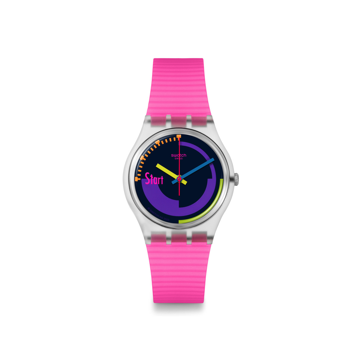 Montre SWATCH femme bracelet silicone rose