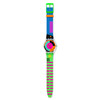 Montre SWATCH femme bracelet silicone multicolore - vue VD1