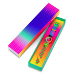 Gemengd SWATCH horloge met meerkleurige siliconen horlogeband - bekijk D3