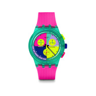 Montre SWATCH mixte bracelet silicone rose