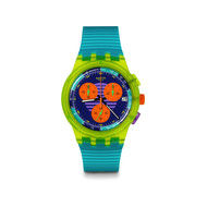 Montre SWATCH mixte bracelet silicone vert