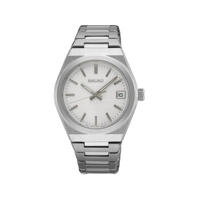 Montre SEIKO sport femme bracelet acier inoxydable argent - vue 1