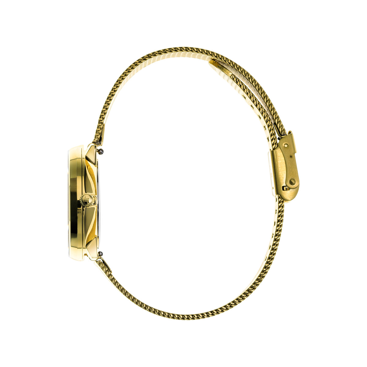 Montre LIP DAUPHINE COLLECTION femme cadran marron bracelet acier doré boiter acier, 29mm - vue 2