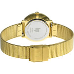 Montre LIP DAUPHINE COLLECTION femme cadran marron bracelet acier doré boiter acier, 29mm - vue 3