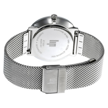 Montre LIP DAUPHINE CLASSIQUE femme cadran bleu bracelet acier boitier acier 38mm