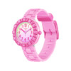 Montre FLIK FLAK PINK SPLASH enfant bracelet silicone rose - vue V1