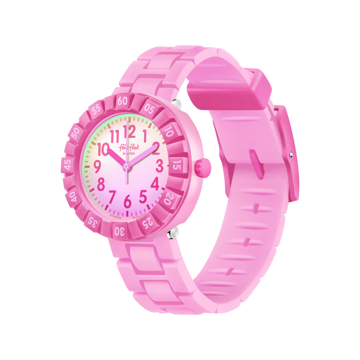 Montre Flik Flak summer splash enfant bracelet silicone rose