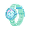 Montre Flik Flak summer splash enfant bracelet silicone bleu - vue V1