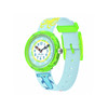 Montre Flik Flak x faber-castell enfant bracelet plastique bleu - vue V1