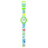 Montre Flik Flak x faber-castell enfant bracelet plastique bleu - vue VD1