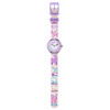 Montre Flik Flak time to discover enfant bracelet tissu rose - vue VD1