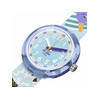 Montre Flik Flak time to discover enfant bracelet tissu bleu - vue V2