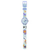 Montre Flik Flak time to discover enfant bracelet tissu bleu - vue VD1