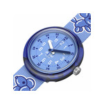 Montre Flik Flak time to discover enfant bracelet tissu bleu - vue 2