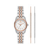 Montre michael kors lexington femme bracelet acier inoxydable bicolore - vue V1