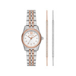 Montre michael kors lexington femme bracelet acier inoxydable bicolore - vue 1