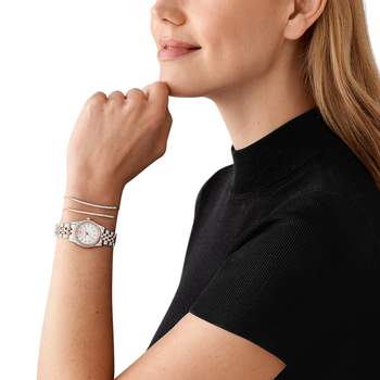 Montre michael kors lexington femme bracelet acier inoxydable bicolore