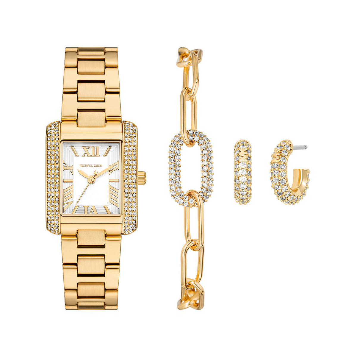 Montre michael kors emery femme bracelet acier inoxydable doré