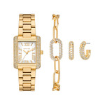 Montre michael kors emery femme bracelet acier inoxydable doré - vue 1