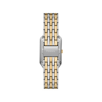 Fossil raquel ladies' watch stainless steel bracelet two-tone dial 23mm