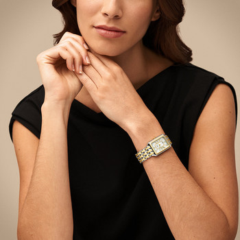 Fossil raquel ladies' watch stainless steel bracelet two-tone dial 26mm