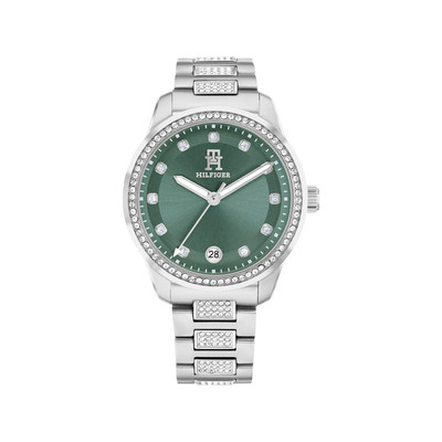 Montre TOMMY HILFIGER th85 crystals femme analogique,