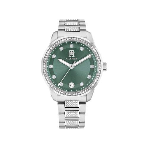 TOMMY HILFIGER th85 crystals analog women's watch,