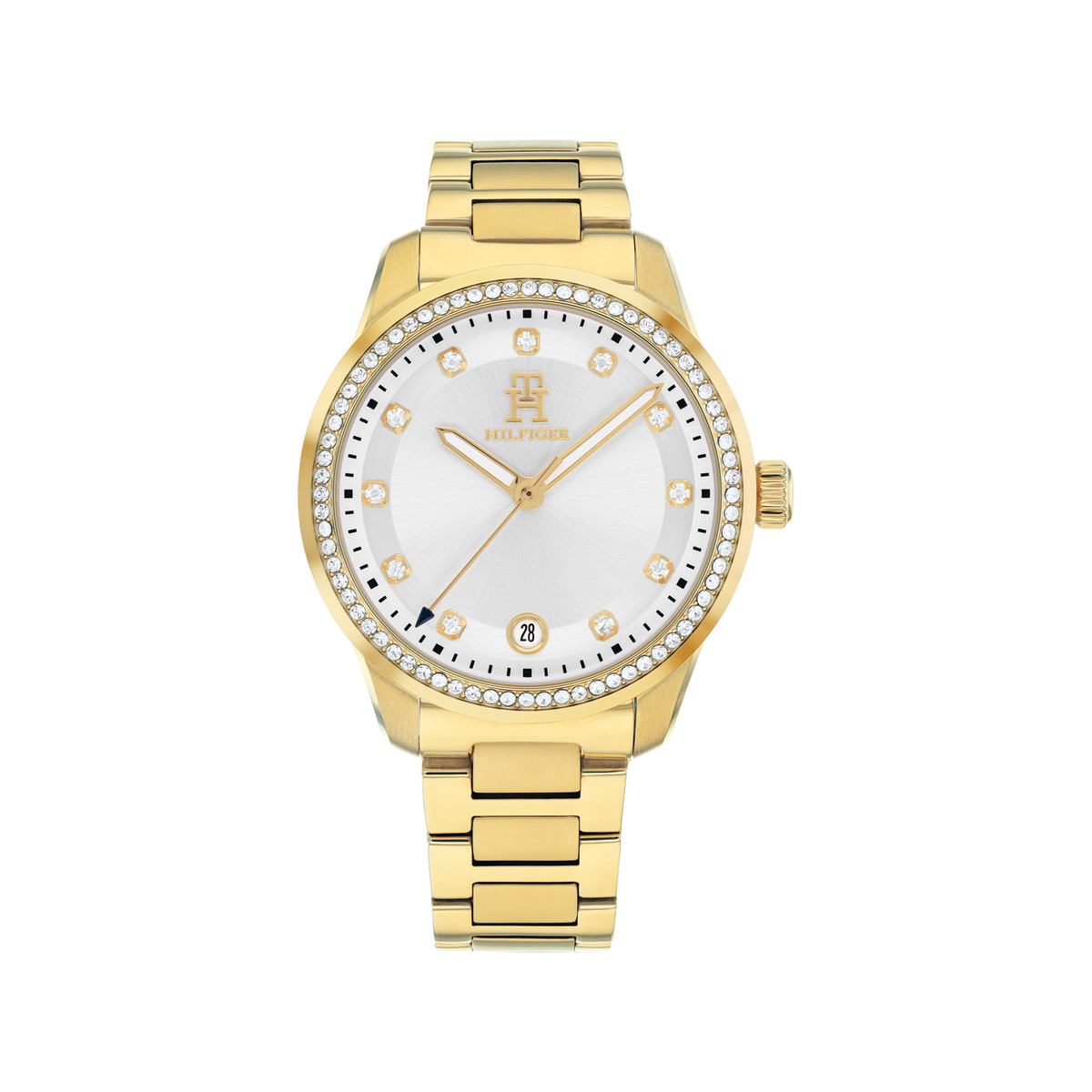 Montre TOMMY HILFIGER th85 crystals femme analogique,