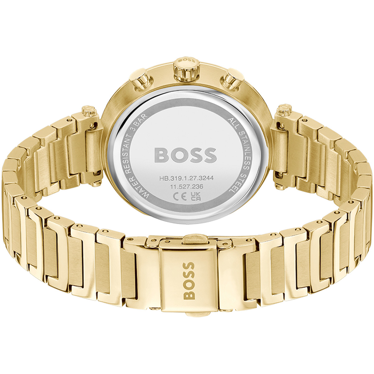 Montre BOSS business femme bracelet acier argent - vue 3