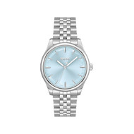 Montre BOSS business femme bracelet acier bicolore