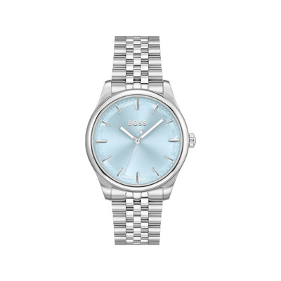 Montre BOSS business femme bracelet acier bicolore - vue 1