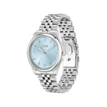 Montre BOSS business femme bracelet acier bicolore - vue 2