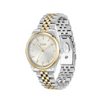 Montre BOSS sport lux femme bracelet acier - vue 2