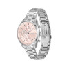 Montre BOSS sport lux femme bracelet acier argent - vue V2