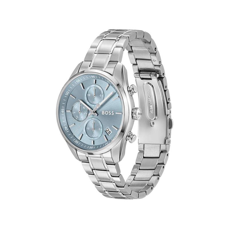 Montre BOSS sport lux femme bracelet acier - vue 2