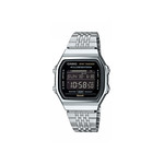 Montre CASIO femme bracelet acier inoxydable argent - vue 1