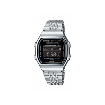 CASIO dameshorloge met zilveren roestvrijstalen armband