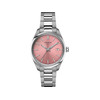 Montre TISSOT T-CLASSIC PR 100 femme cadran rose bracelet acier inoxydable - vue V1