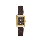 Montre FOSSIL raquel femme bracelet cuir marron - vue 1