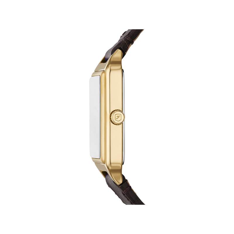 Montre FOSSIL raquel femme bracelet cuir marron - vue 2