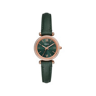 Montre FOSSIL carlie femme bracelet cuir vert