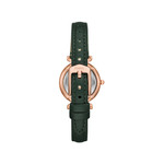 Montre FOSSIL carlie femme bracelet cuir vert - vue 3