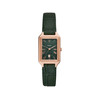 Montre FOSSIL raquel femme bracelet cuir vert - vue V1